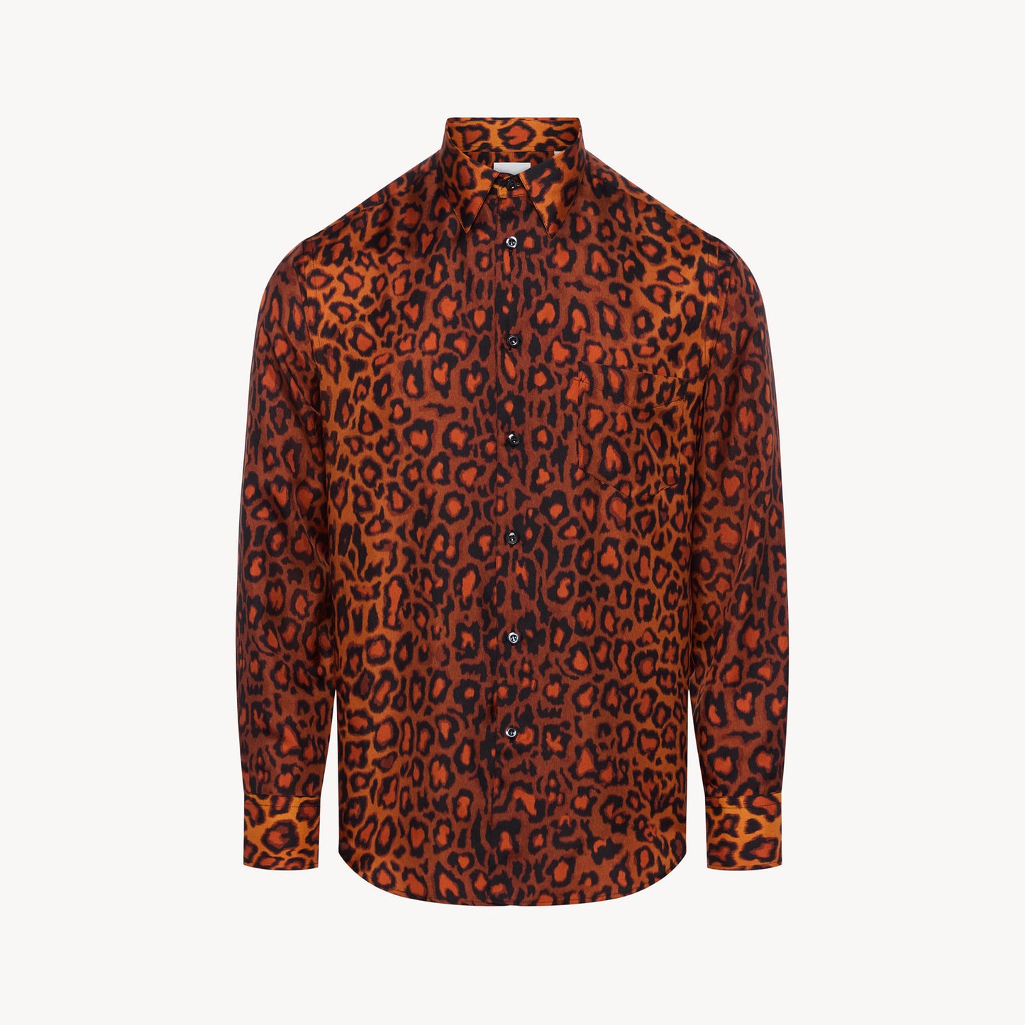 Vintage Leopard  Silk Model One Shirt