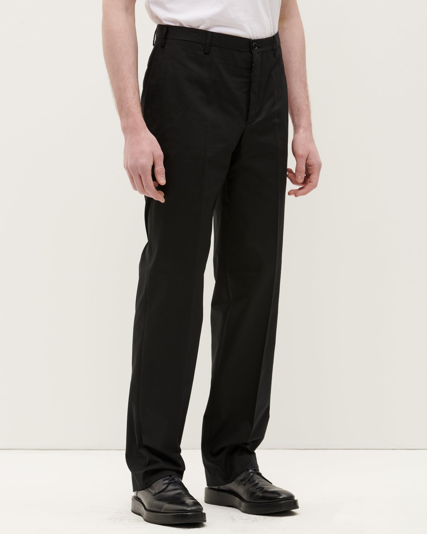 Black Classic Cotton Twill Trouser – Cobra S.C
